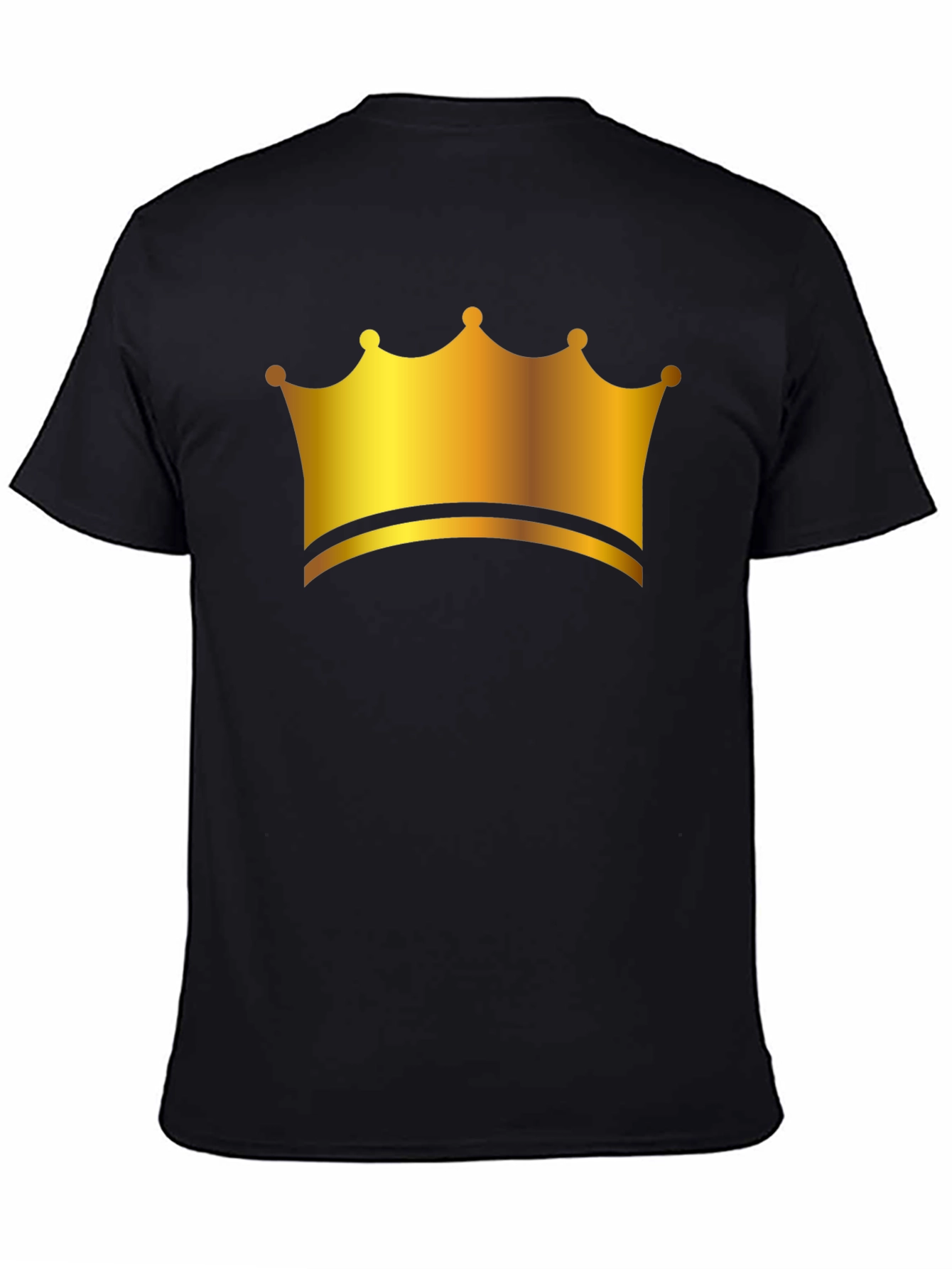 Golden Crown Black T-Shirt