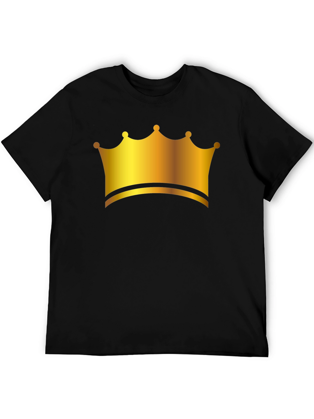 Golden Crown Black T-Shirt
