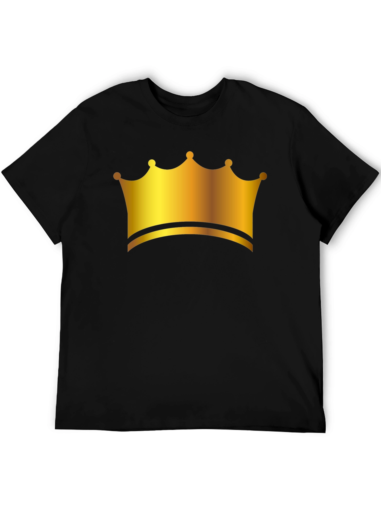 Golden Crown Black T-Shirt