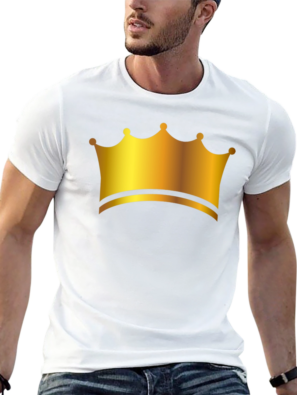 Golden Crown Black T-Shirt