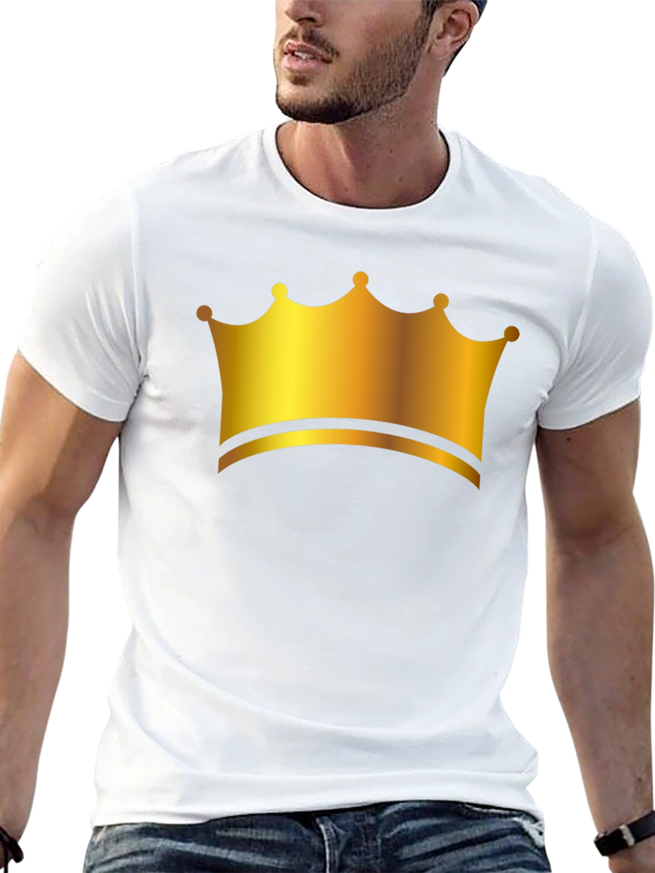 Golden Crown Black T-Shirt