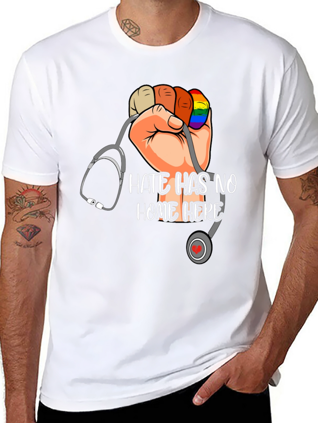 Hate Has No Home Here Graphic T-Shirt