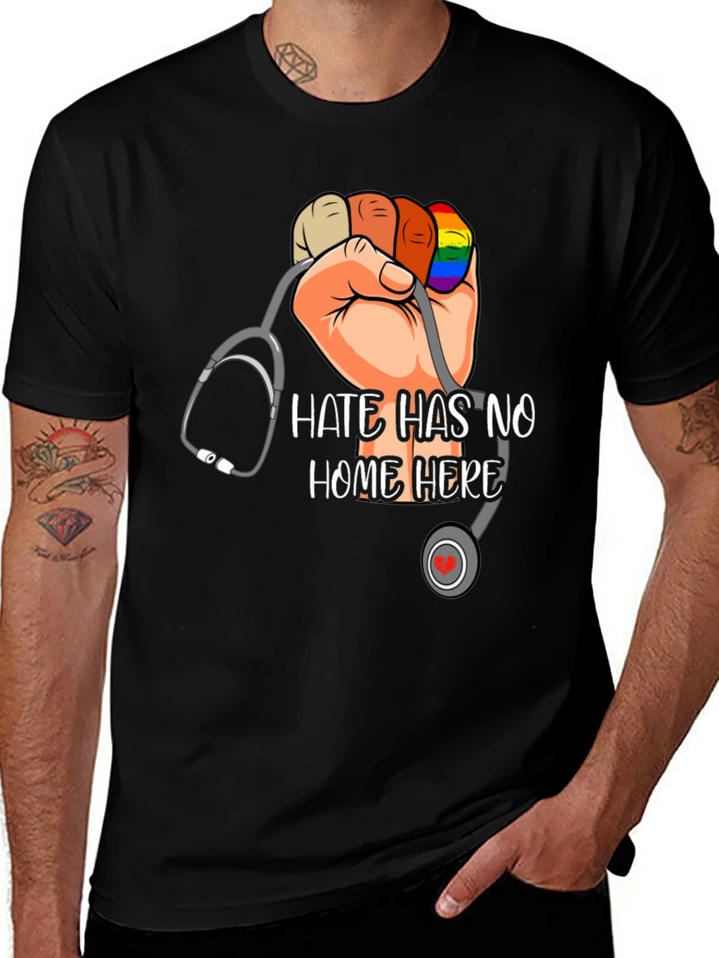 Hate Has No Home Here Graphic T-Shirt