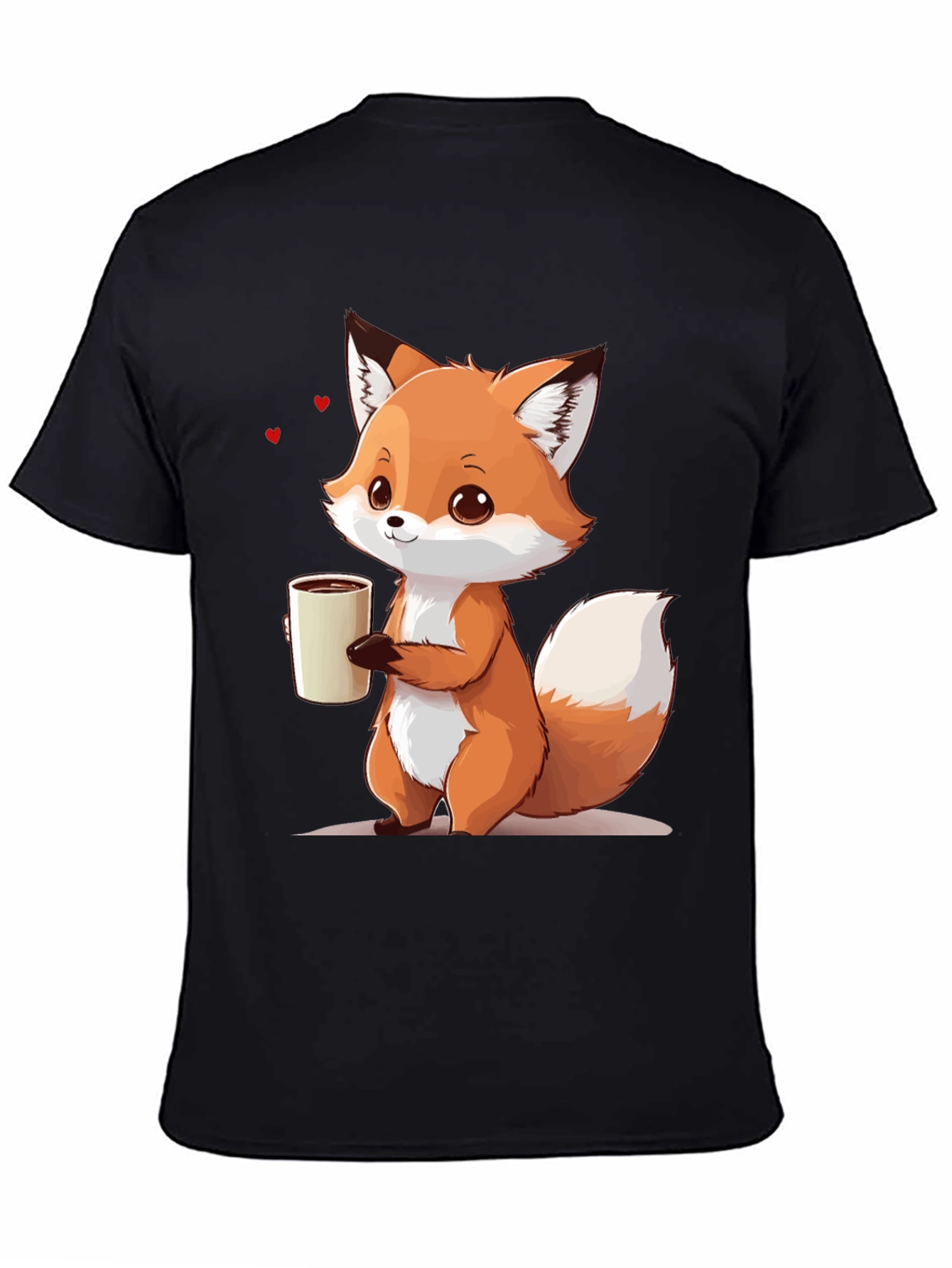 Cute Fox Coffee T-Shirt
