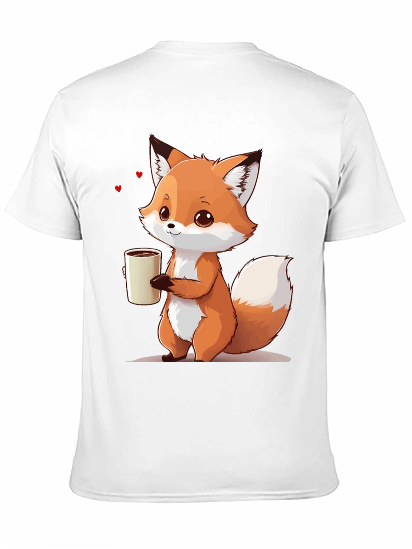 Cute Fox Coffee T-Shirt