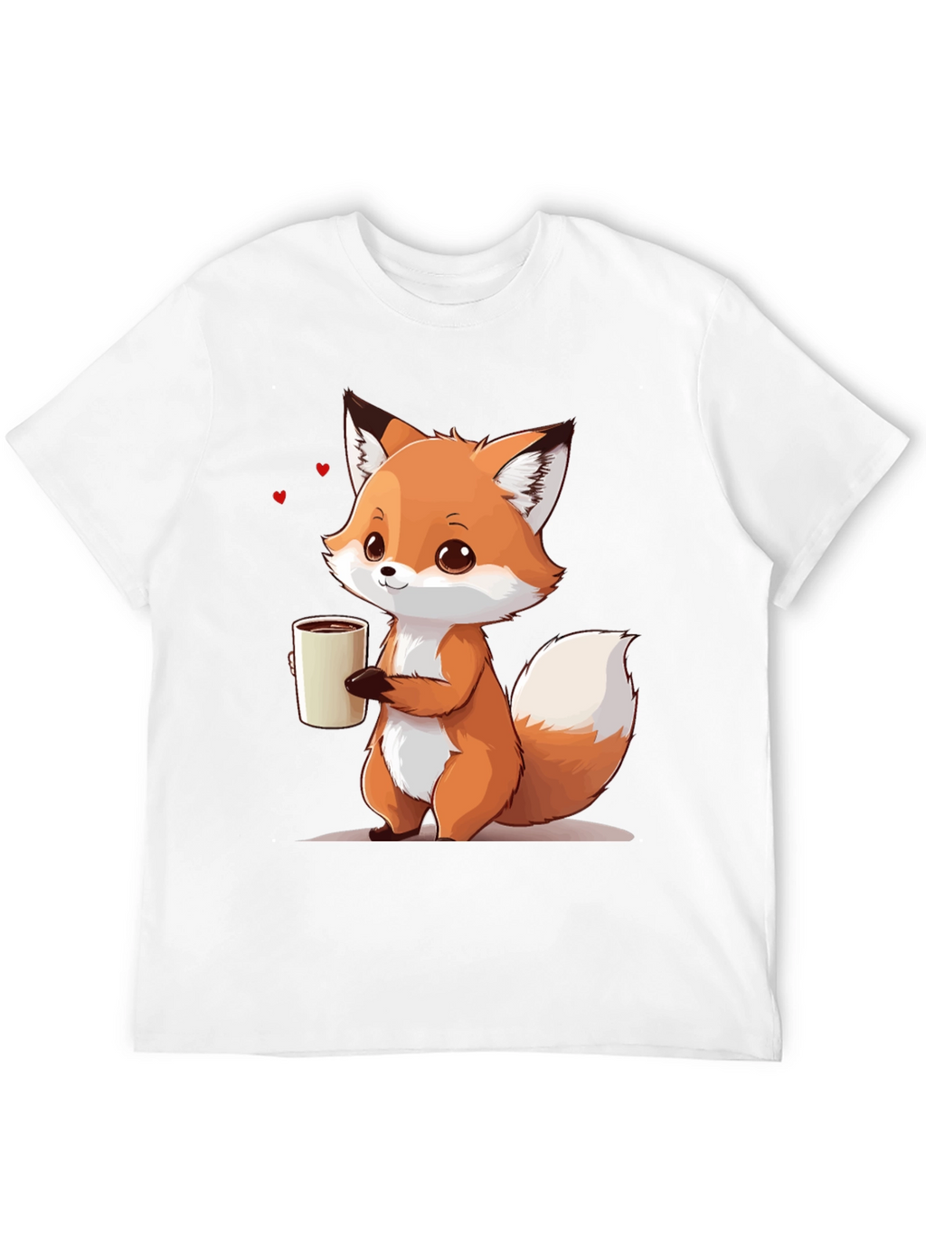 Cute Fox Coffee T-Shirt
