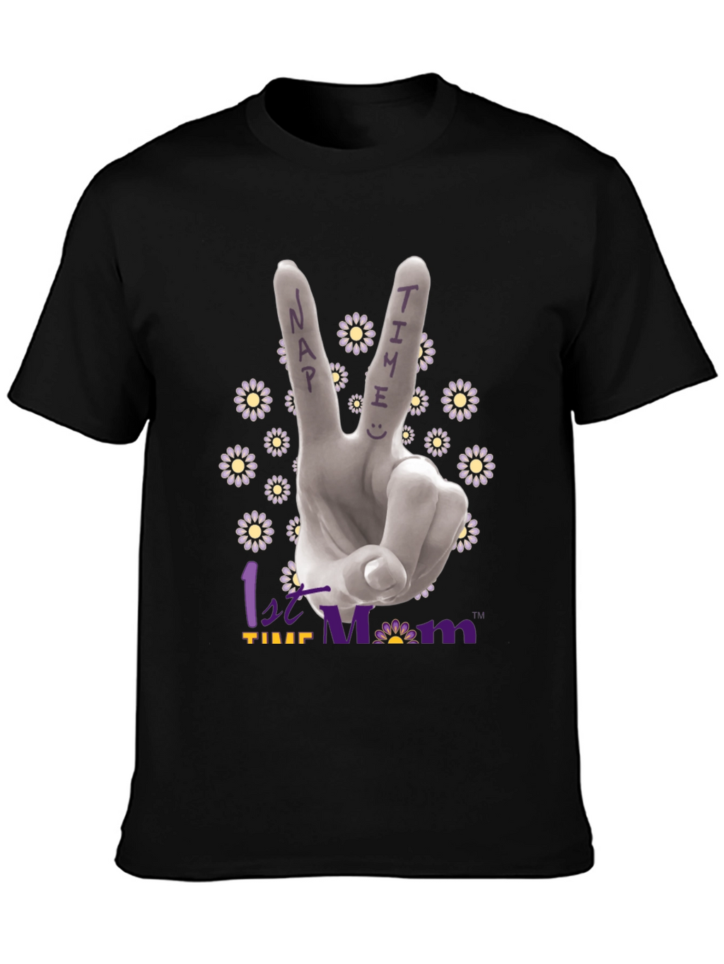 Nap Time Peace Sign T-Shirt