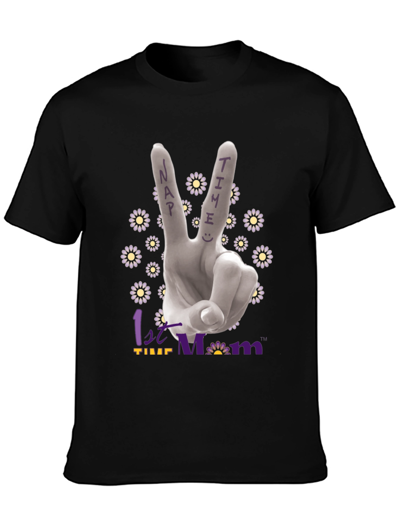 Nap Time Peace Sign T-Shirt