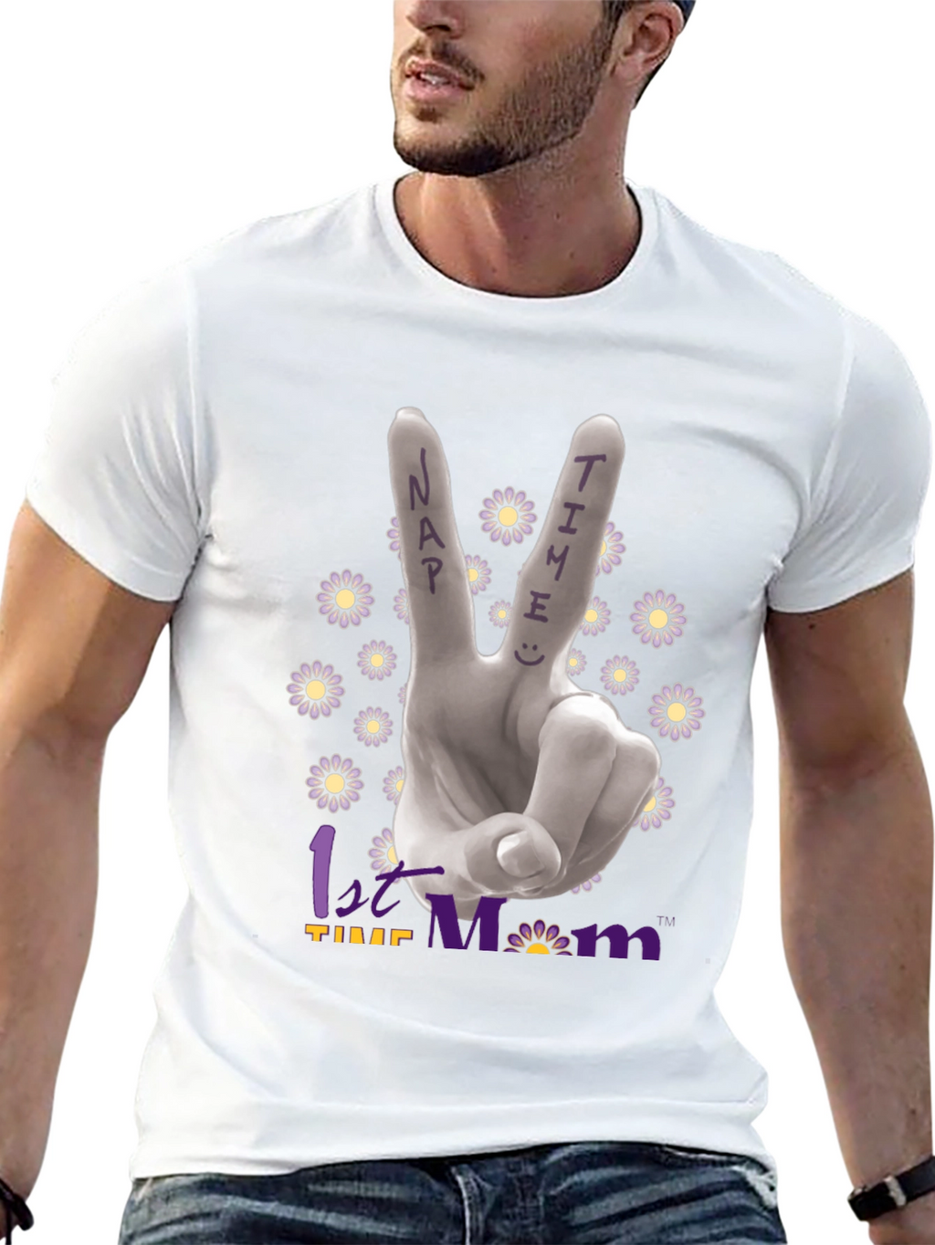Nap Time Peace Sign T-Shirt