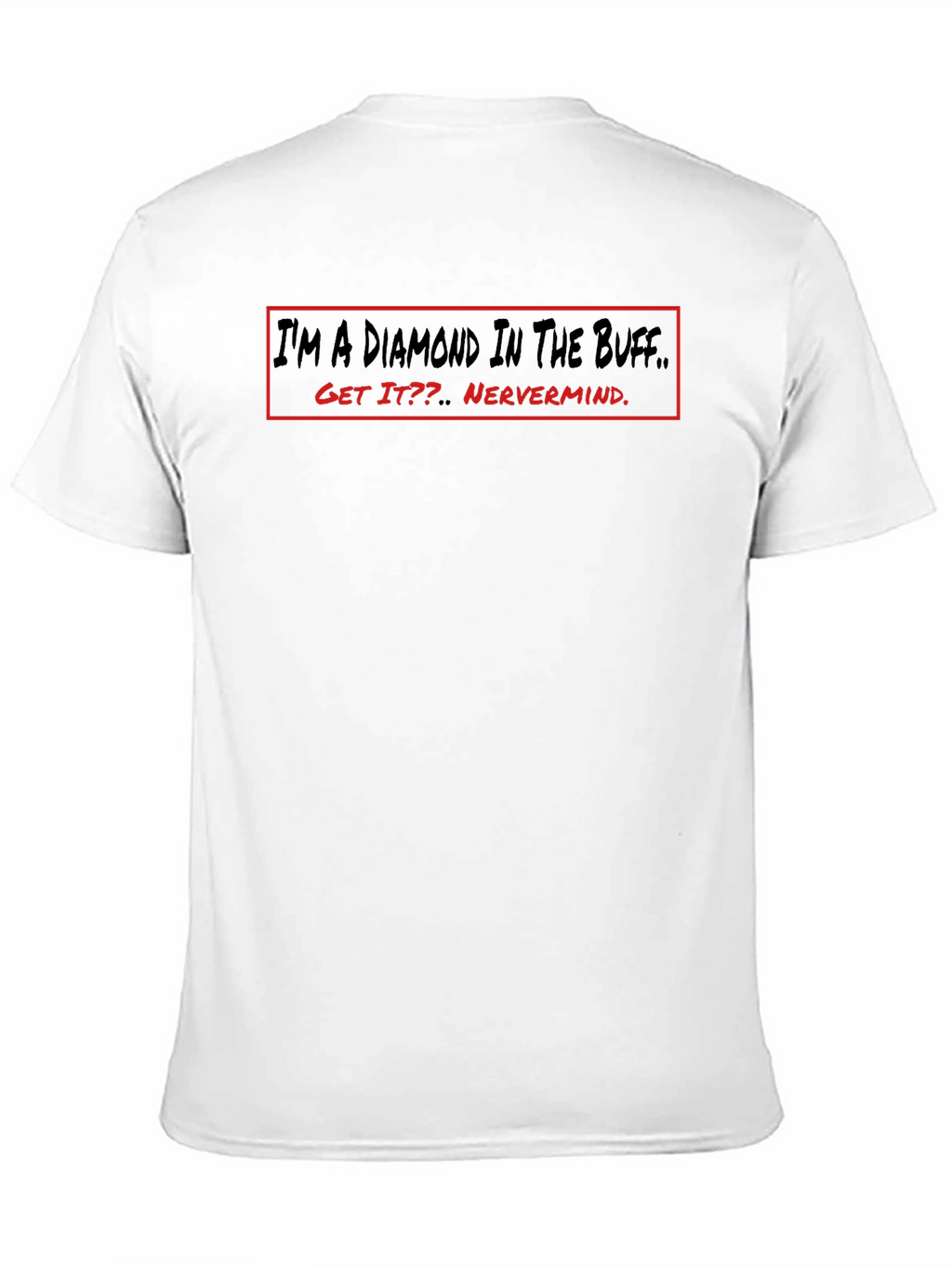 Diamond In The Buff Mens Black T-Shirt