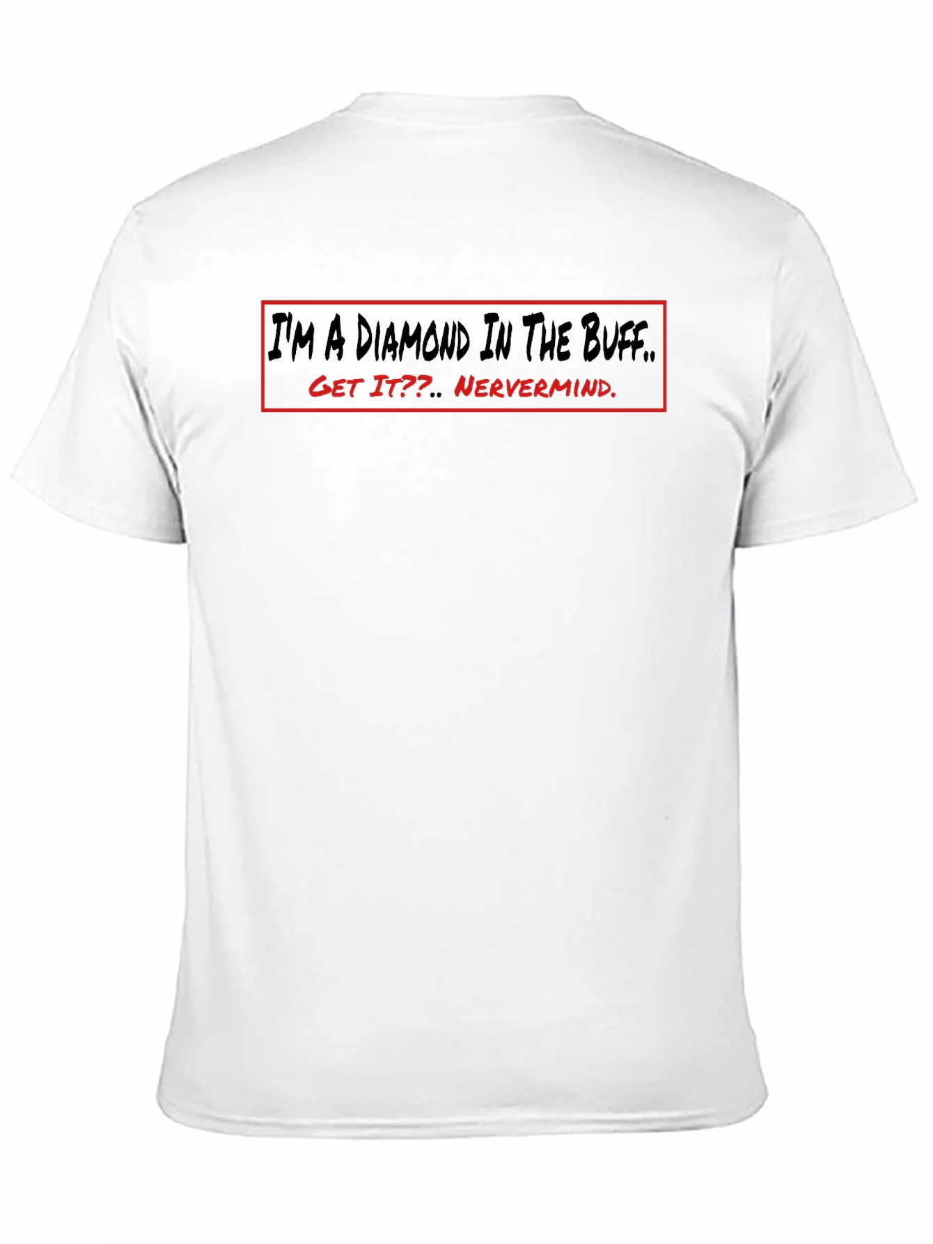 Diamond In The Buff Mens Black T-Shirt