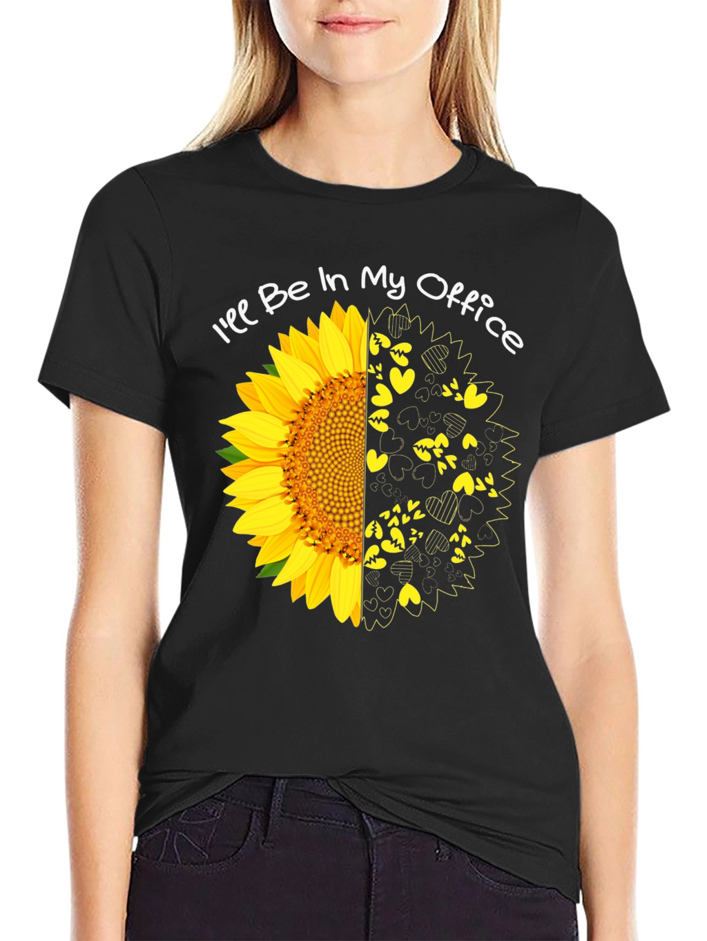 Ill Be In My Office Sunflower T-Shirt