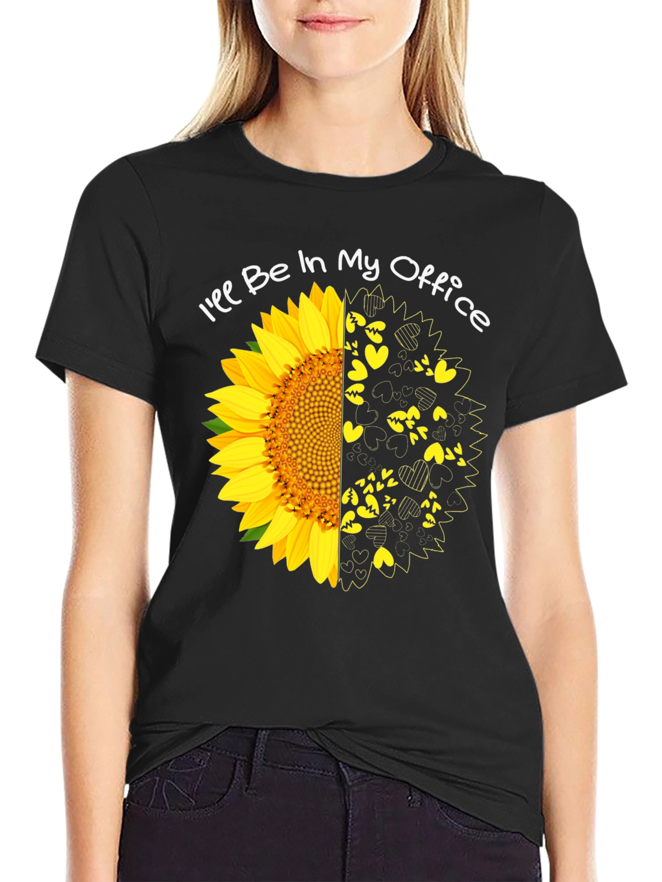 Ill Be In My Office Sunflower T-Shirt