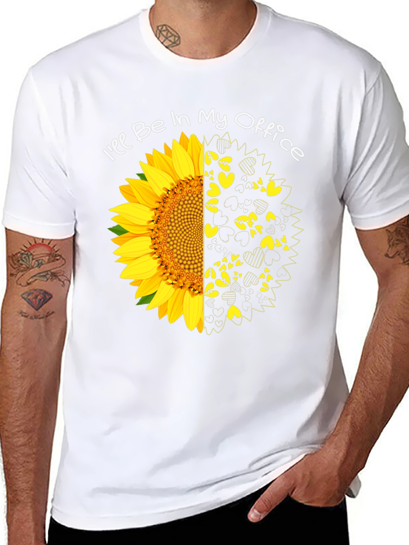 Ill Be In My Office Sunflower T-Shirt