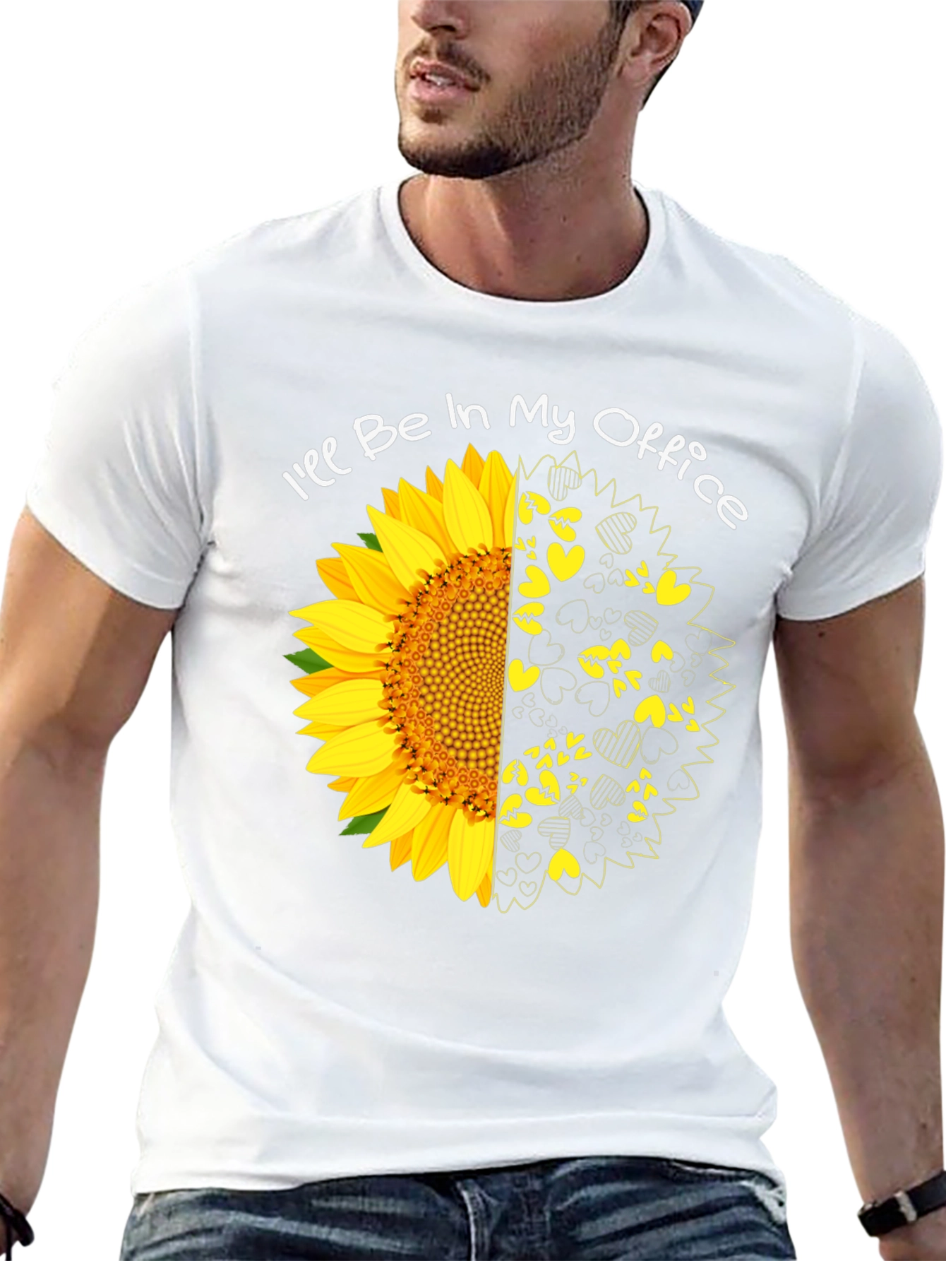Ill Be In My Office Sunflower T-Shirt