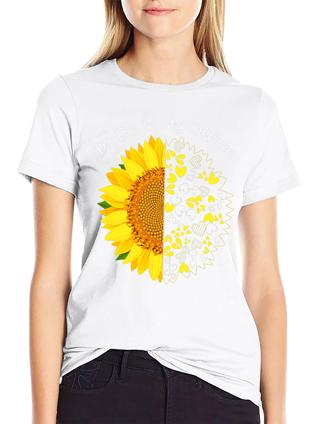 Ill Be In My Office Sunflower T-Shirt