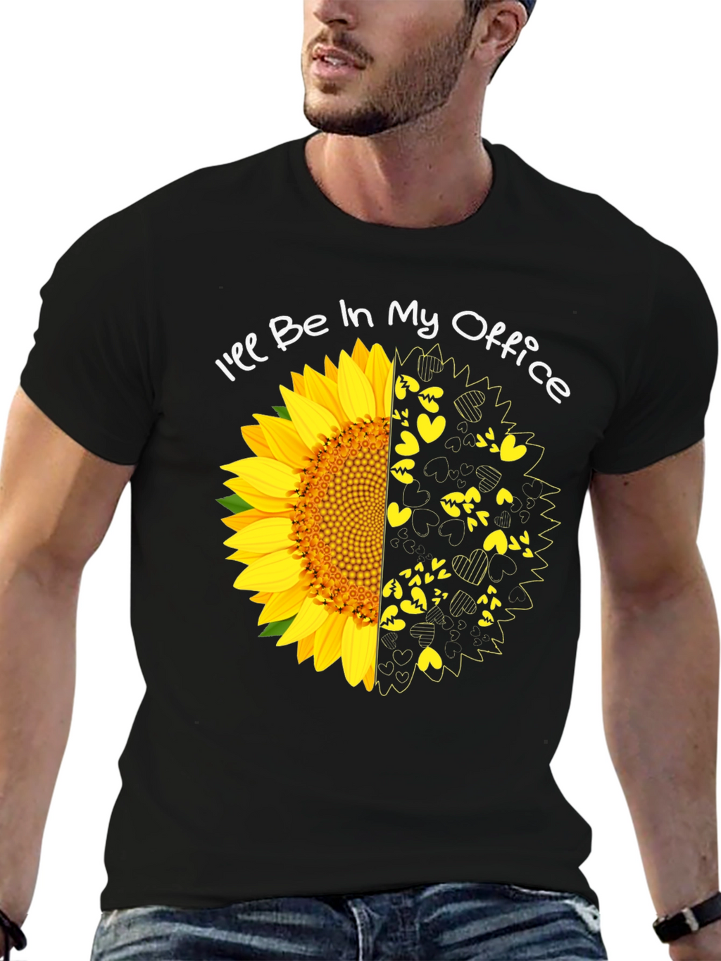 Ill Be In My Office Sunflower T-Shirt