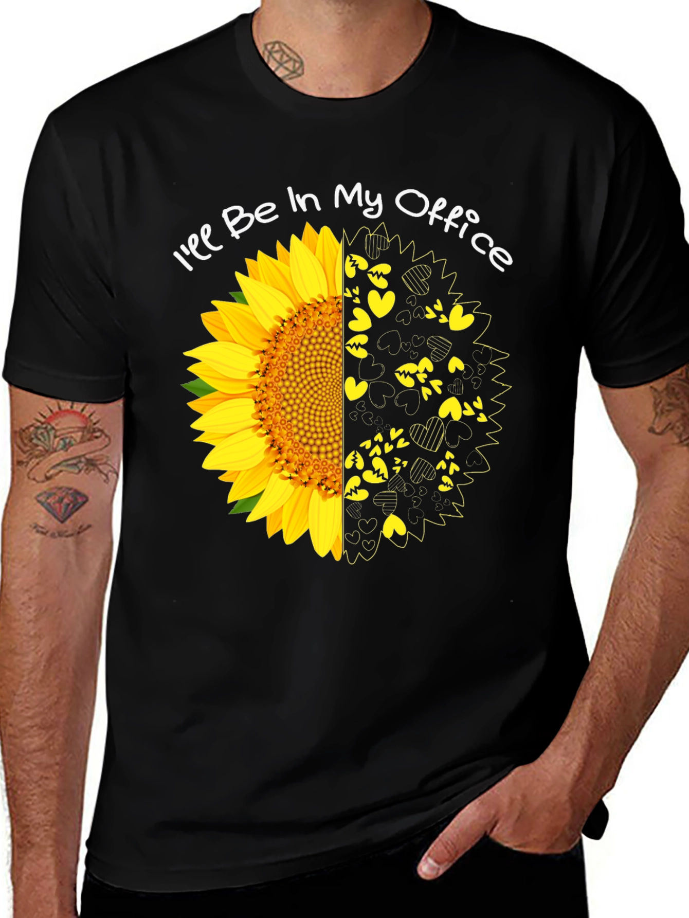 Ill Be In My Office Sunflower T-Shirt