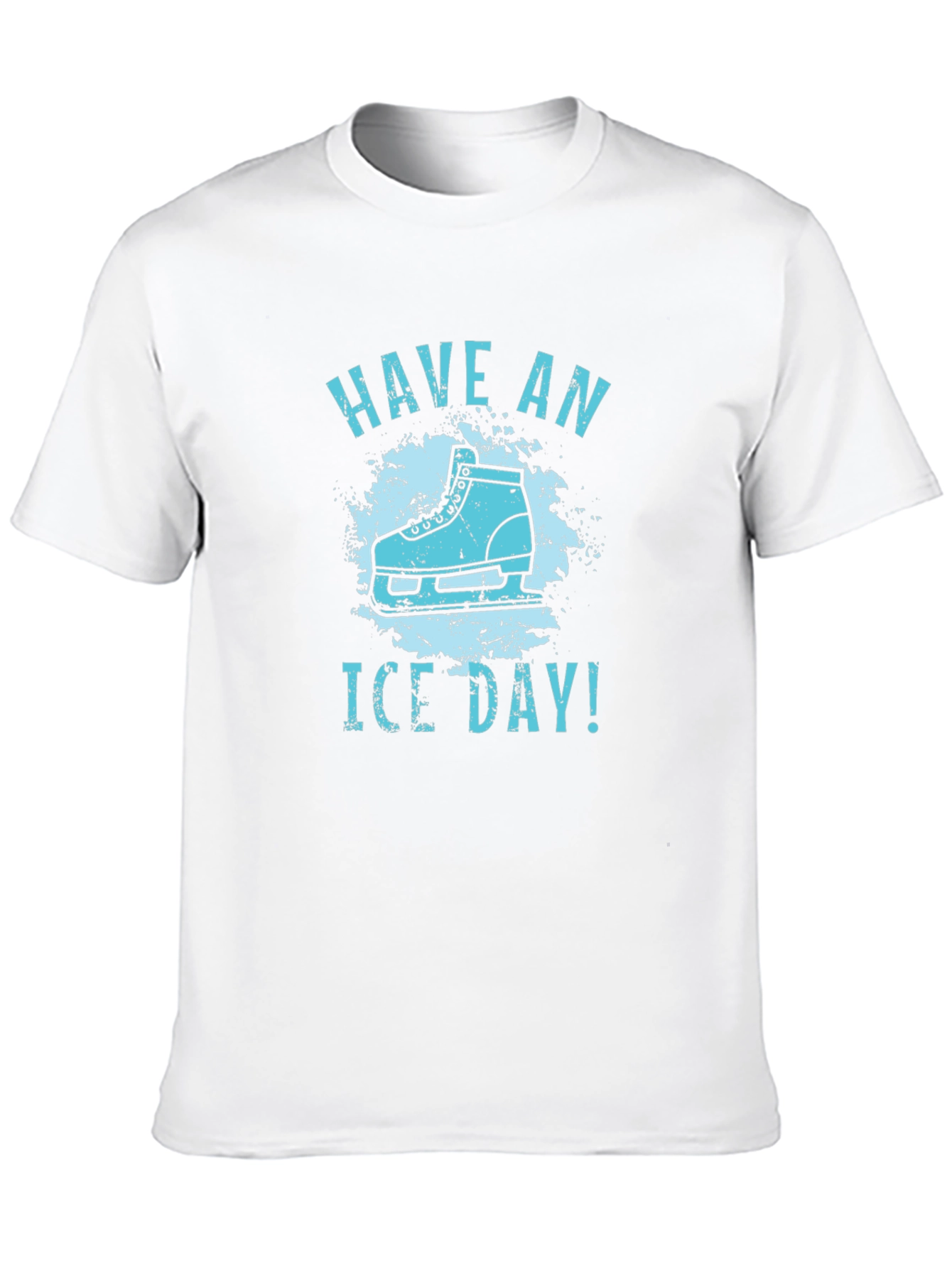 Have an Ice Day! Black Graphic T-Shirt