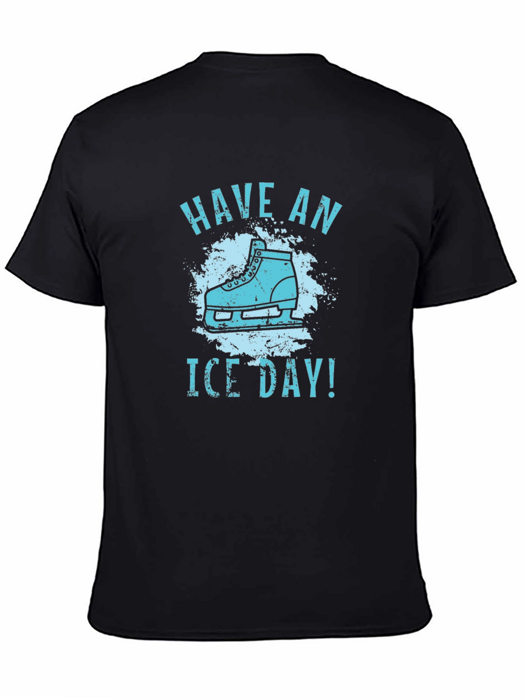 Have an Ice Day! Black Graphic T-Shirt