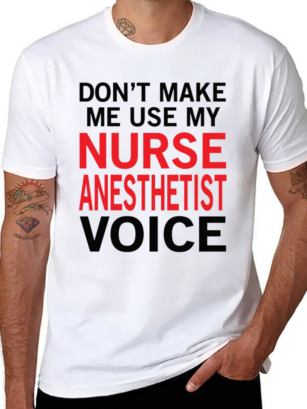Nurse Anesthetist Voice Graphic T-Shirt