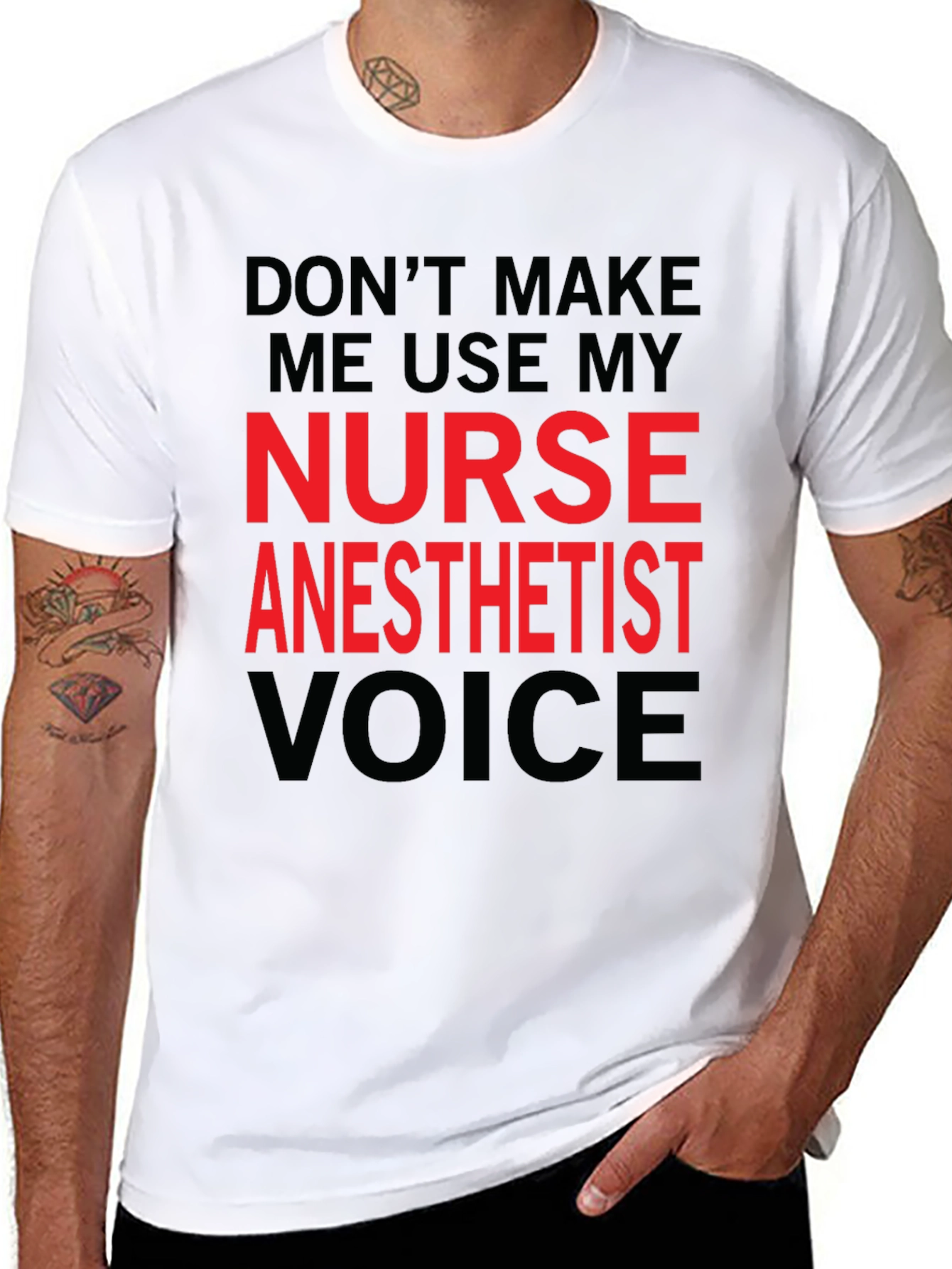 Nurse Anesthetist Voice Graphic T-Shirt