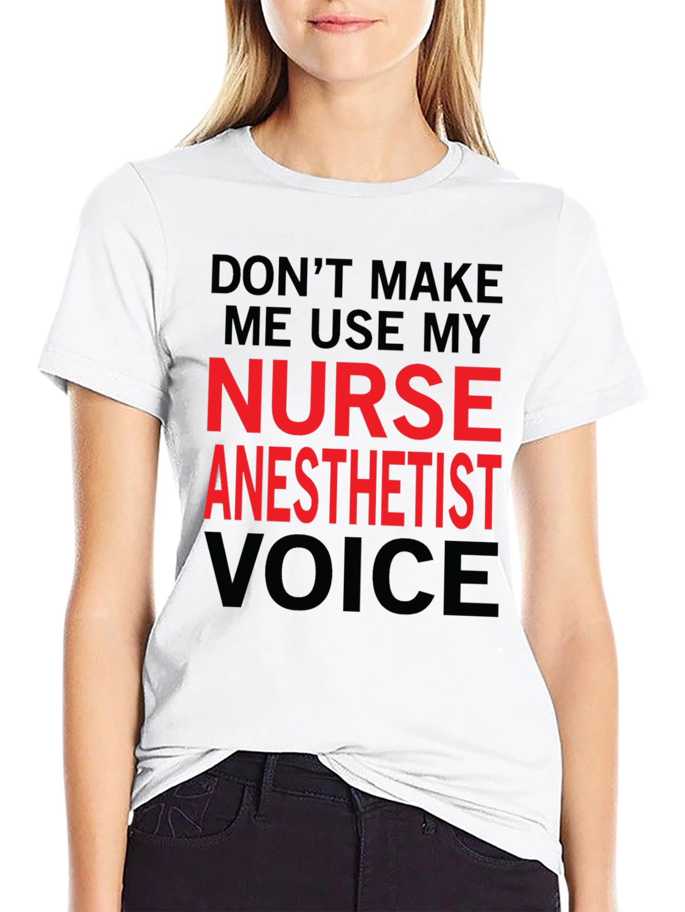 Nurse Anesthetist Voice Graphic T-Shirt