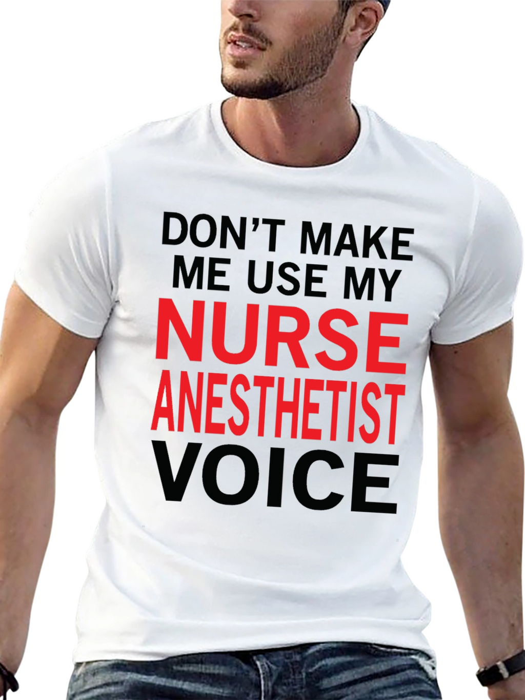 Nurse Anesthetist Voice Graphic T-Shirt