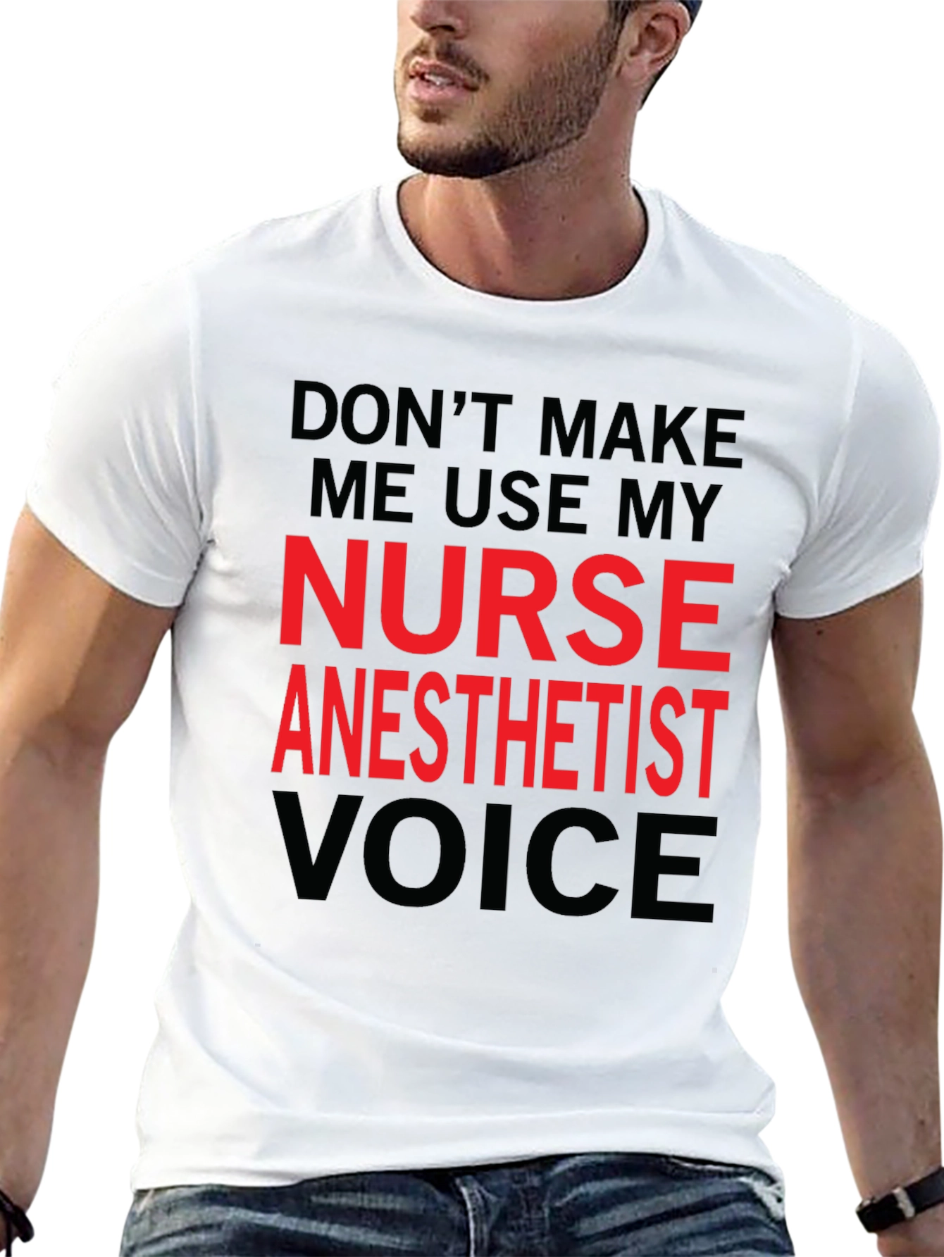 Nurse Anesthetist Voice Graphic T-Shirt