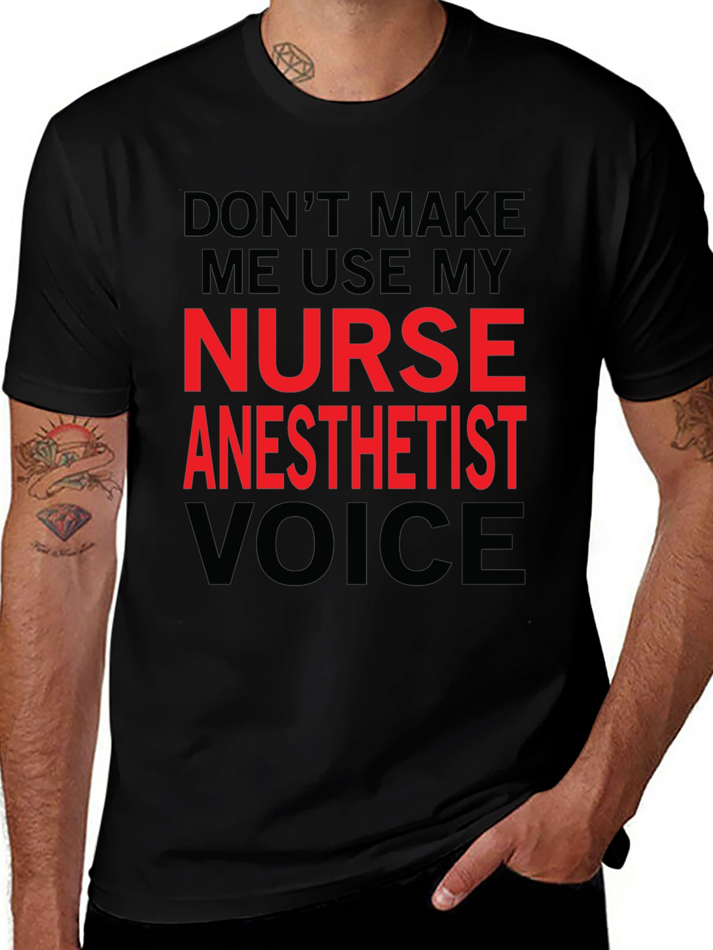Nurse Anesthetist Voice Graphic T-Shirt