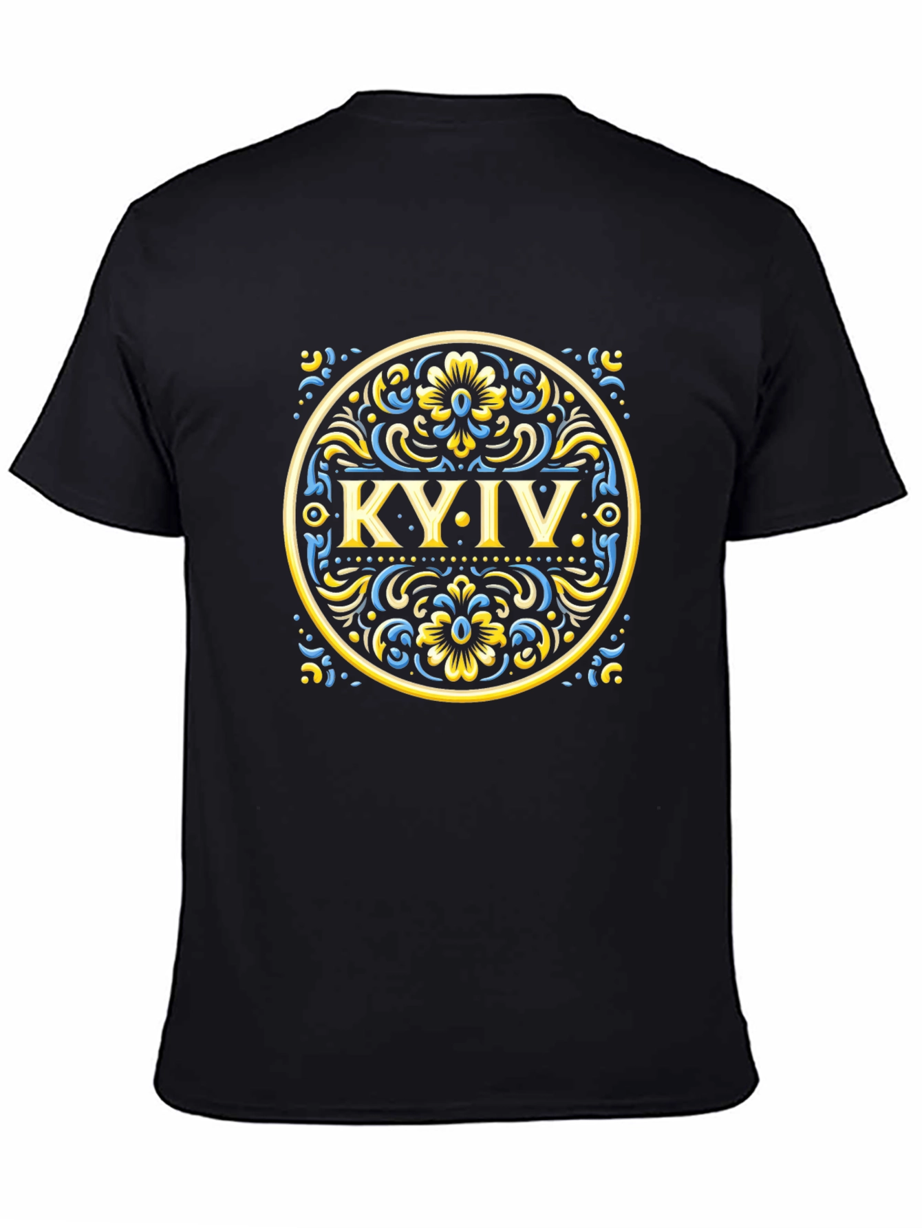Kyiv Graphic Tee - Stylish Black T-Shirt