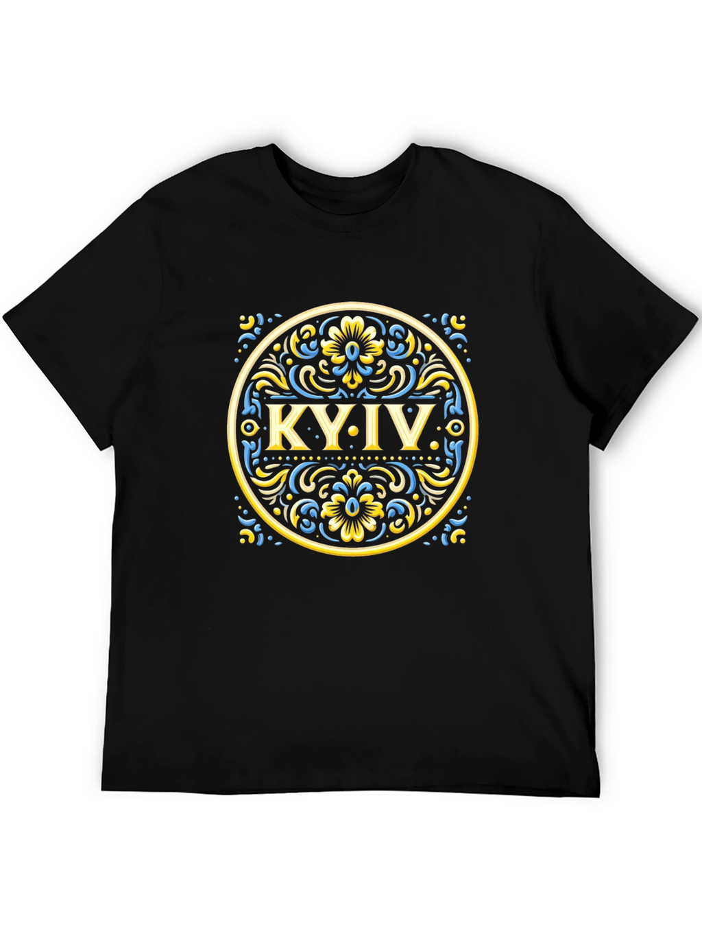 Kyiv Graphic Tee - Stylish Black T-Shirt