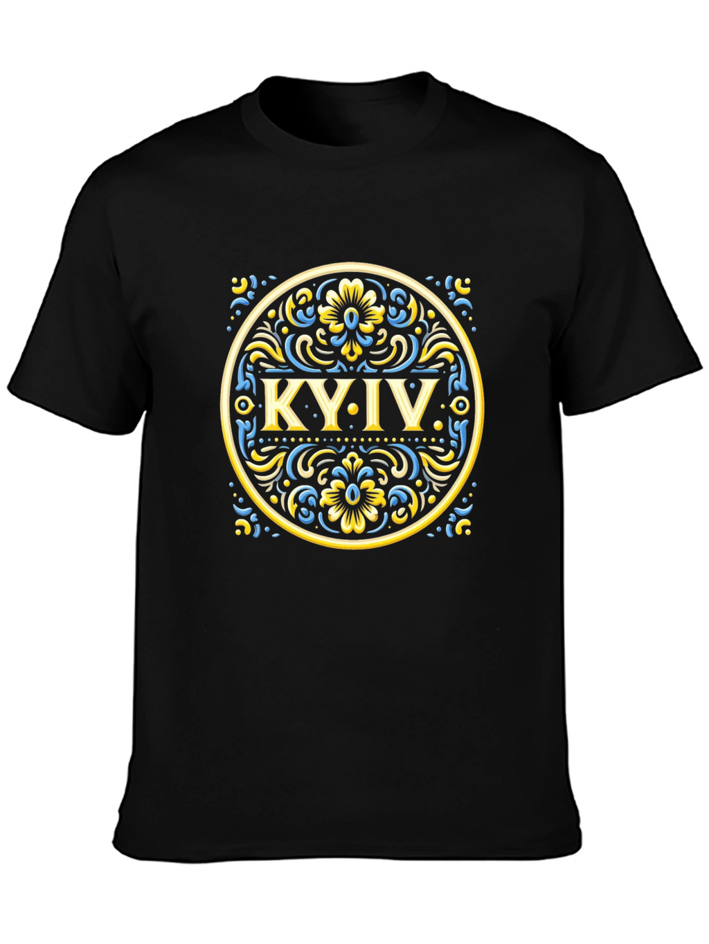 Kyiv Graphic Tee - Stylish Black T-Shirt