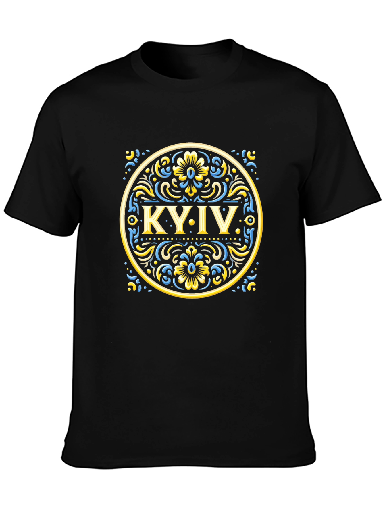 Kyiv Graphic Tee - Stylish Black T-Shirt