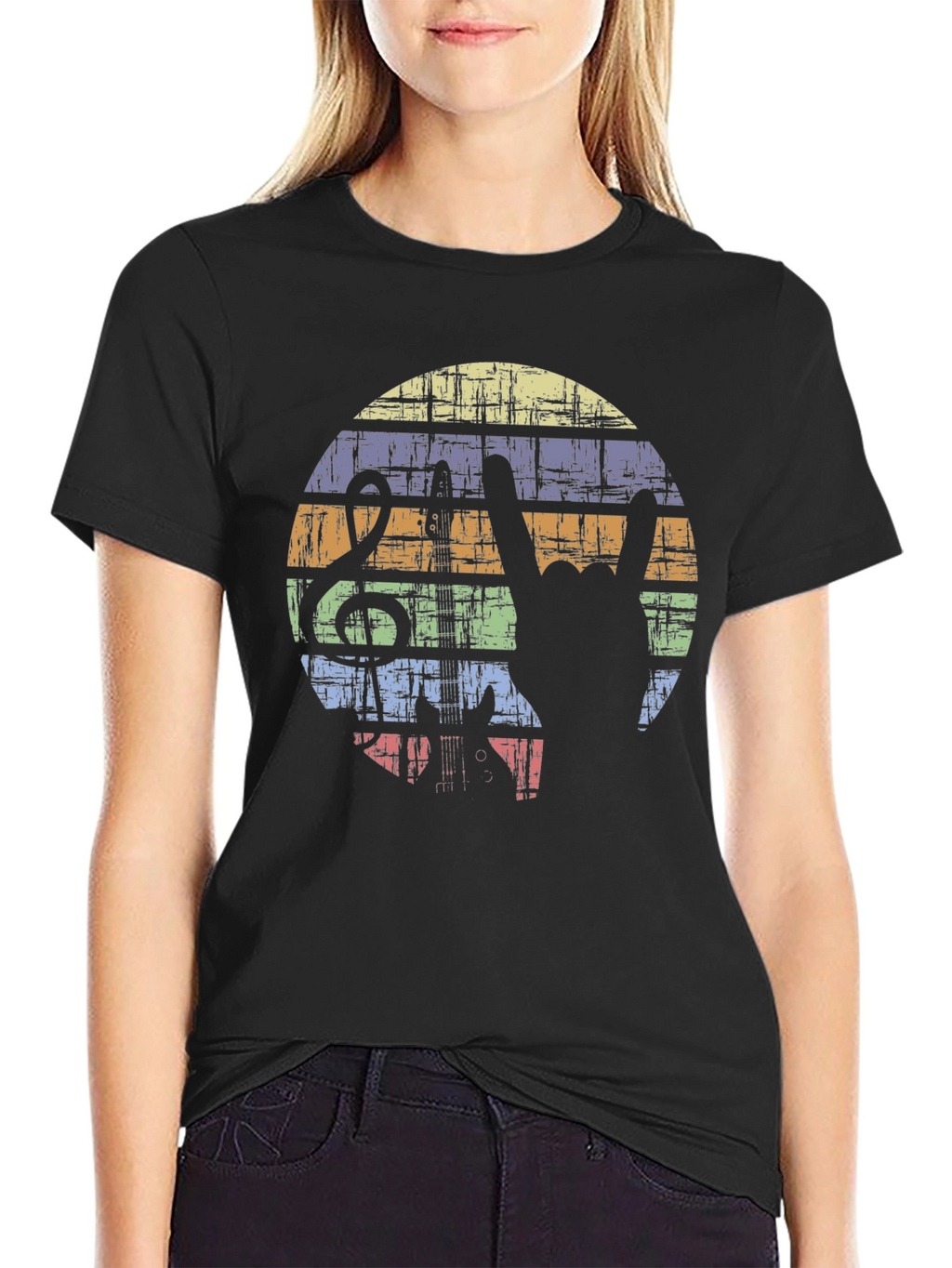 Retro Rock Music T-Shirt