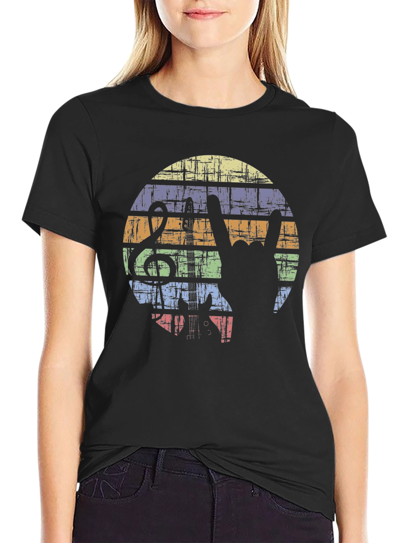 Retro Rock Music T-Shirt