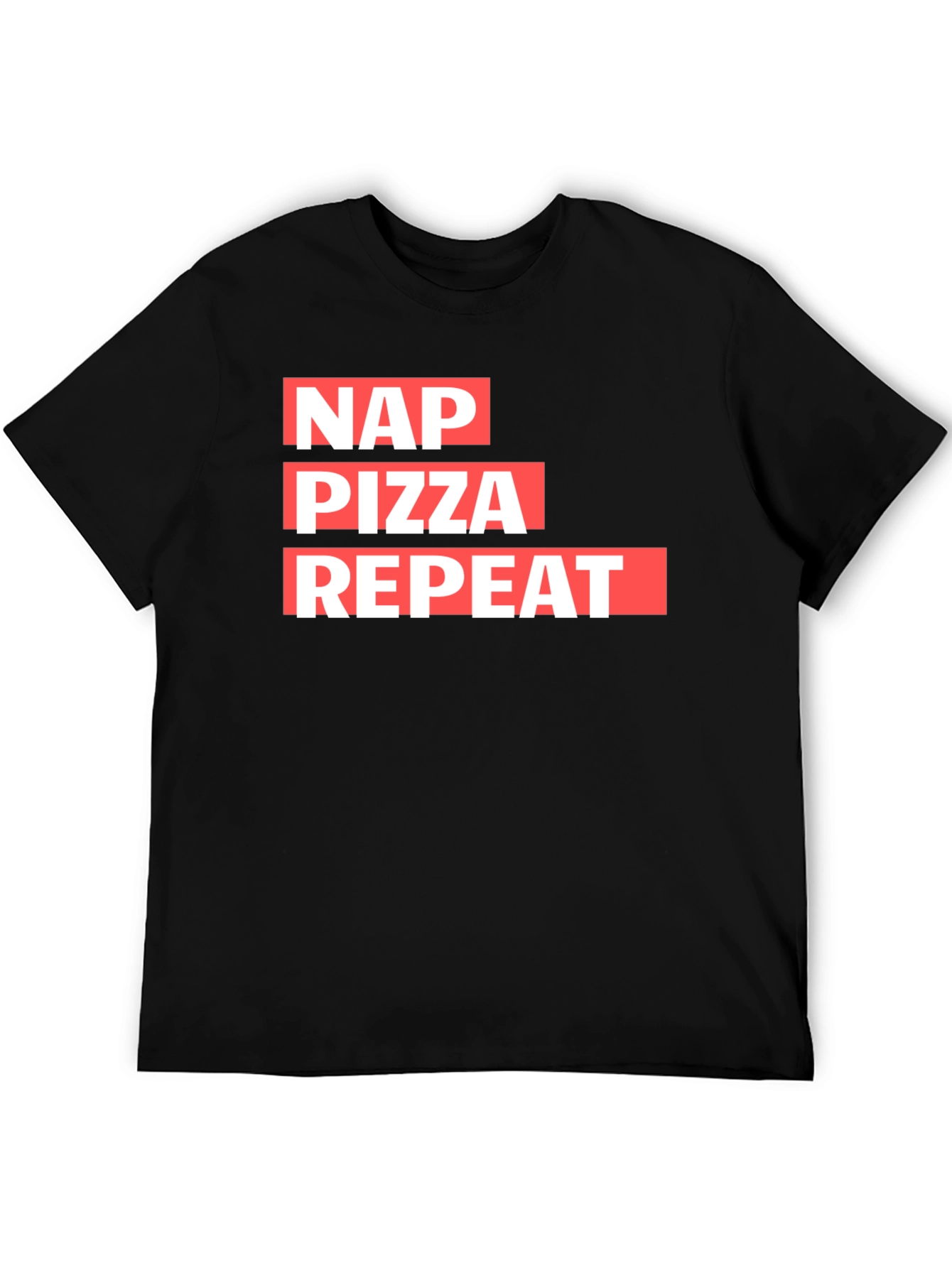 Nap Pizza Repeat Graphic Tee