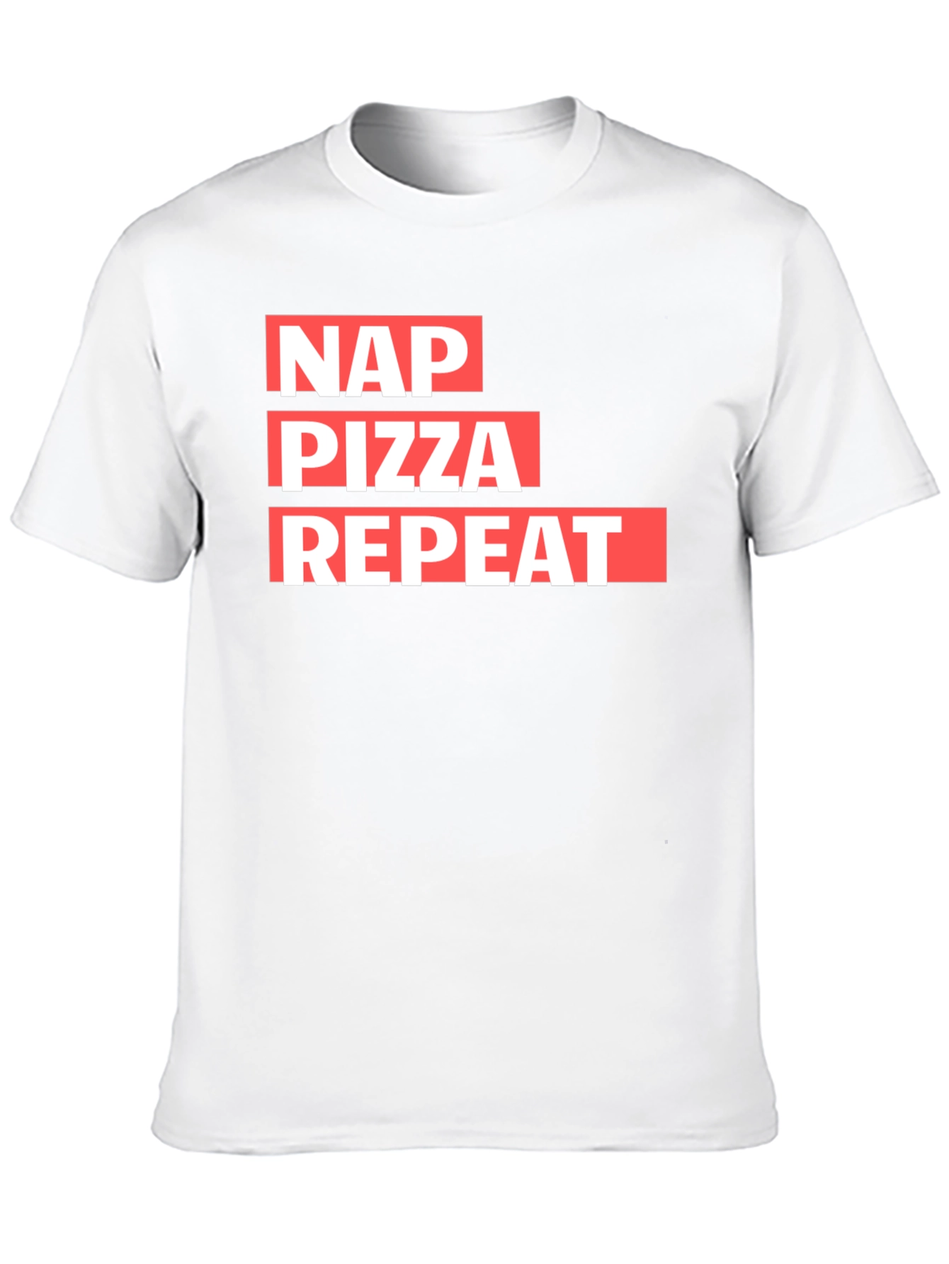 Nap Pizza Repeat Graphic Tee