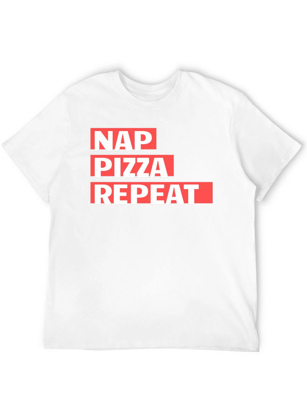 Nap Pizza Repeat Graphic Tee