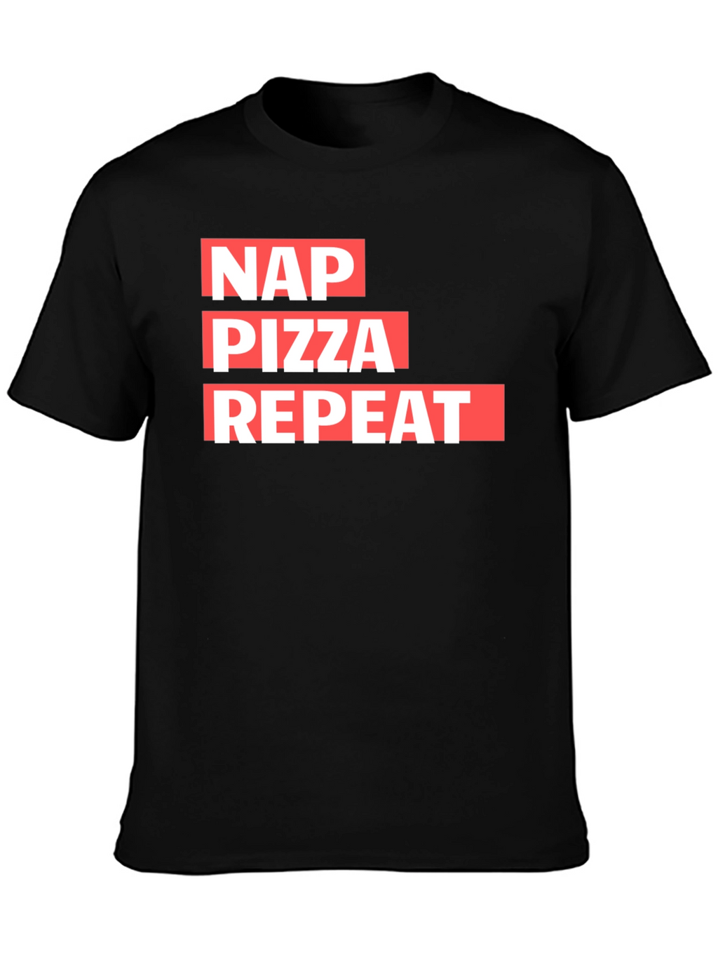 Nap Pizza Repeat Graphic Tee
