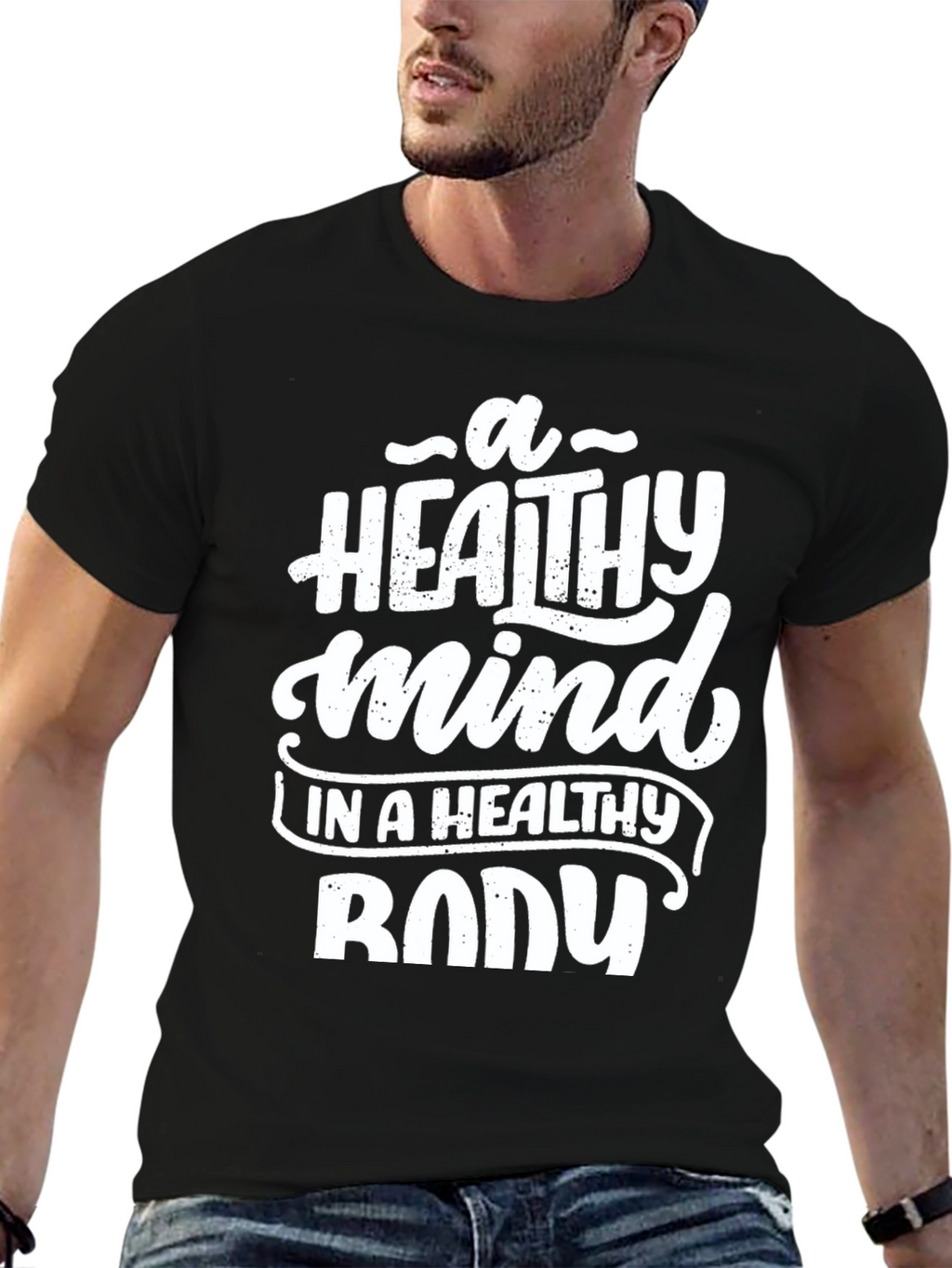 Healthy Mind Healthy Body Graphic Tee