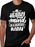 Healthy Mind Healthy Body Graphic Tee