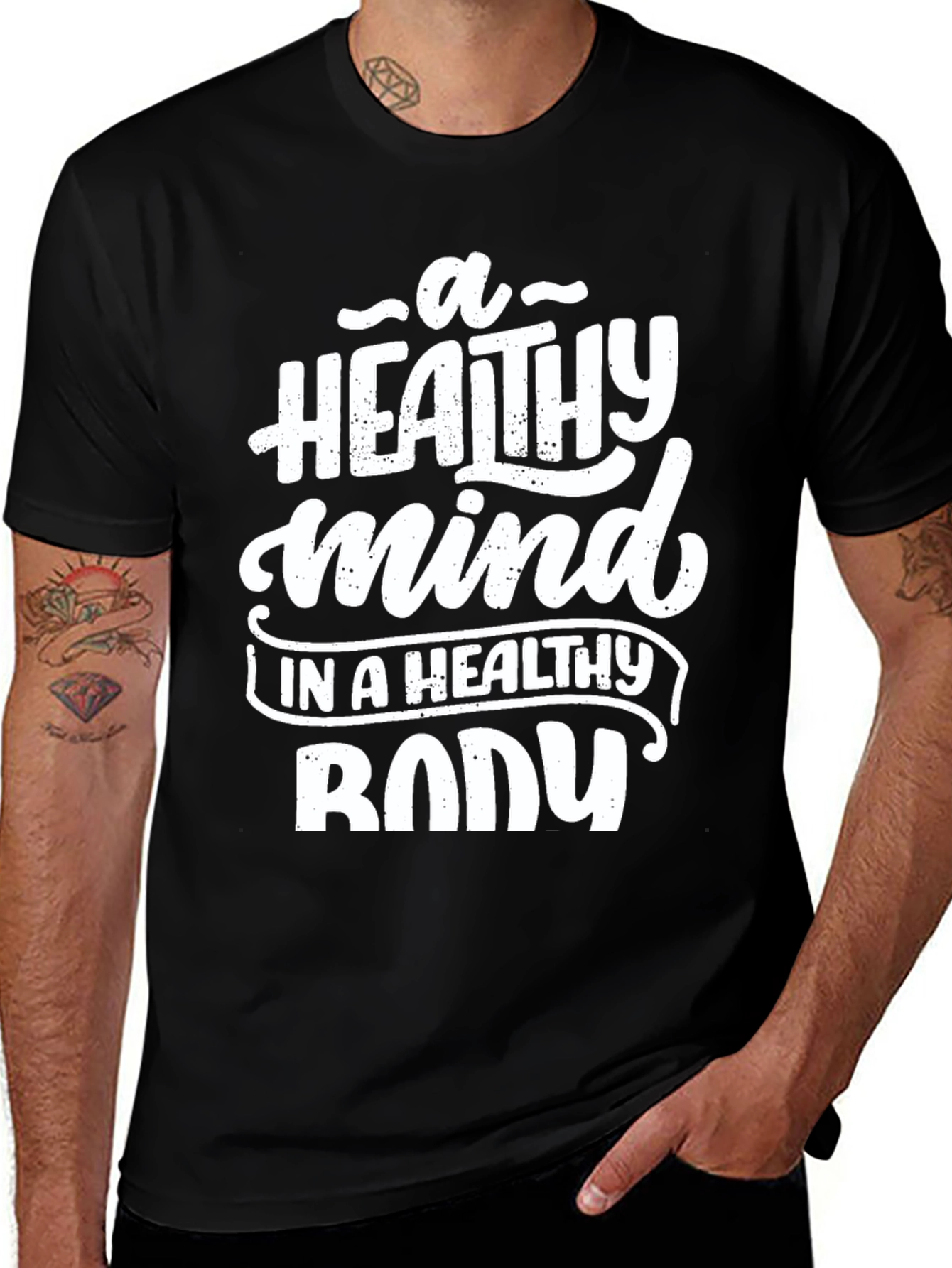 Healthy Mind Healthy Body Graphic Tee