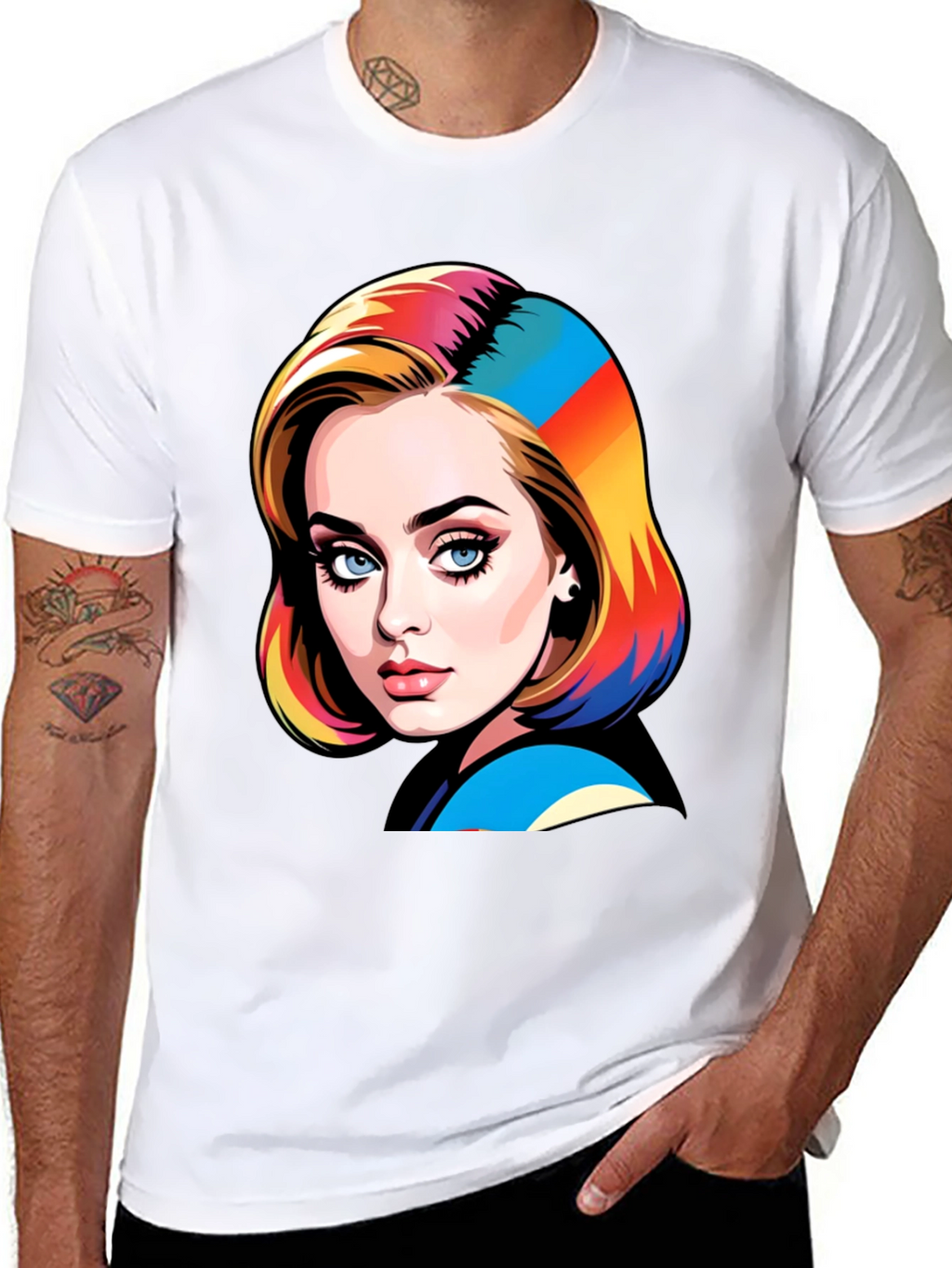 Stylish Graphic Print T-Shirt