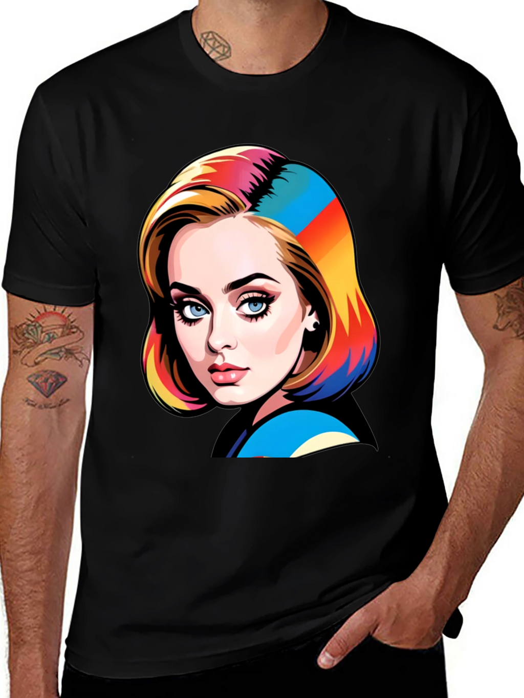 Stylish Graphic Print T-Shirt