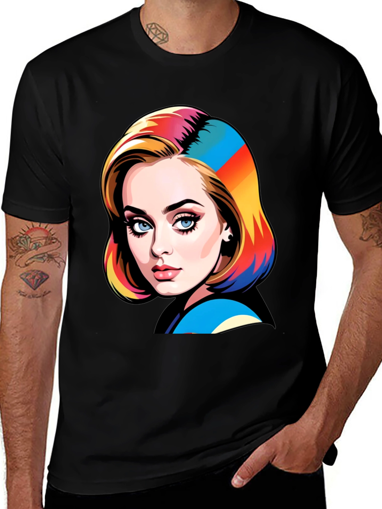 Stylish Graphic Print T-Shirt