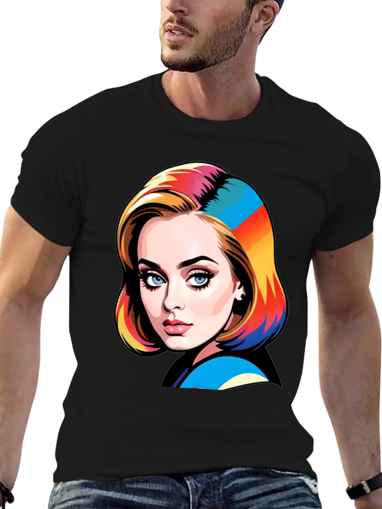 Stylish Graphic Print T-Shirt