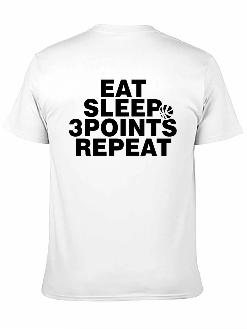 Eat Sleep 3 Points Repeat Black T-Shirt