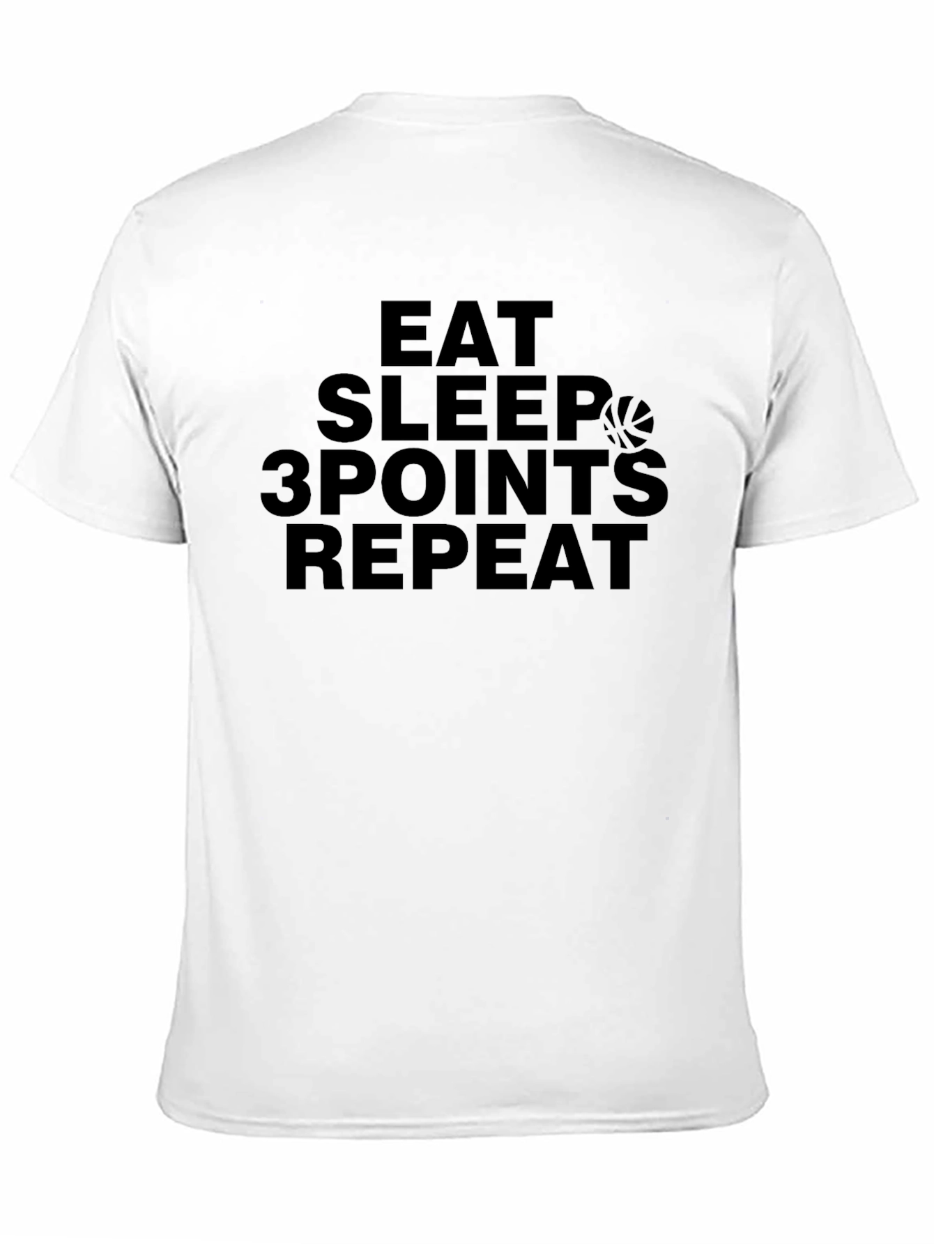 Eat Sleep 3 Points Repeat Black T-Shirt