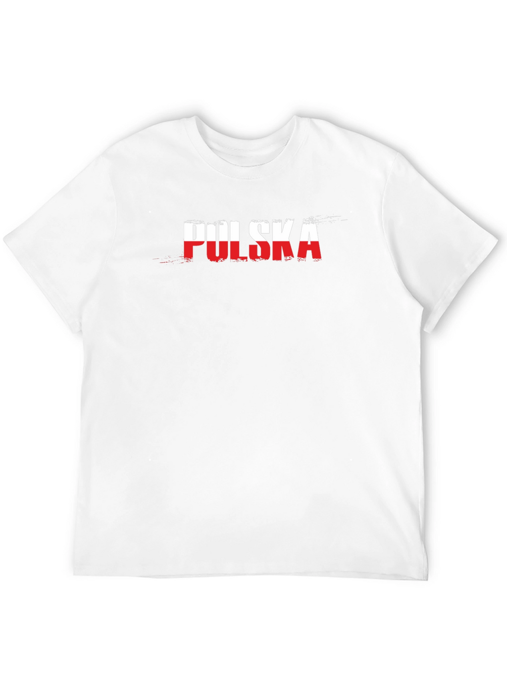 Polska Flag Graphic T-Shirt - Black